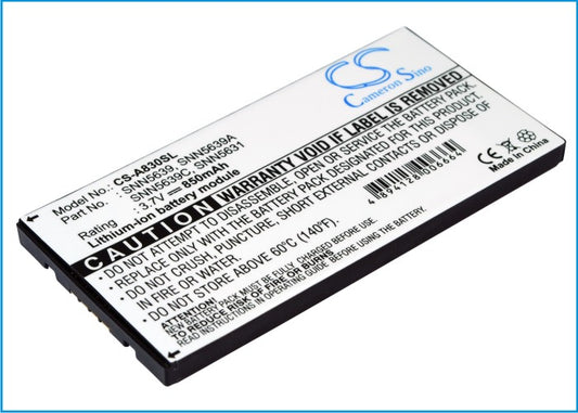 Replacement Battery for Motorola A830 – Mobile, SmartPhone – 850mAh / 3.7V