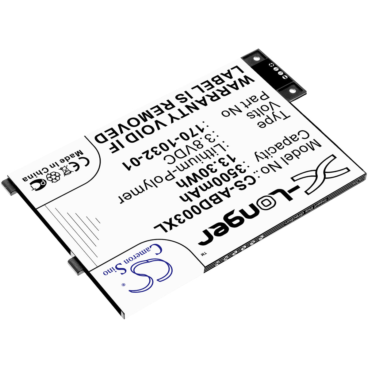 Replacement Battery for Amazon Kindle 3 – E-book, E-reader – 3500mAh / 3.8V