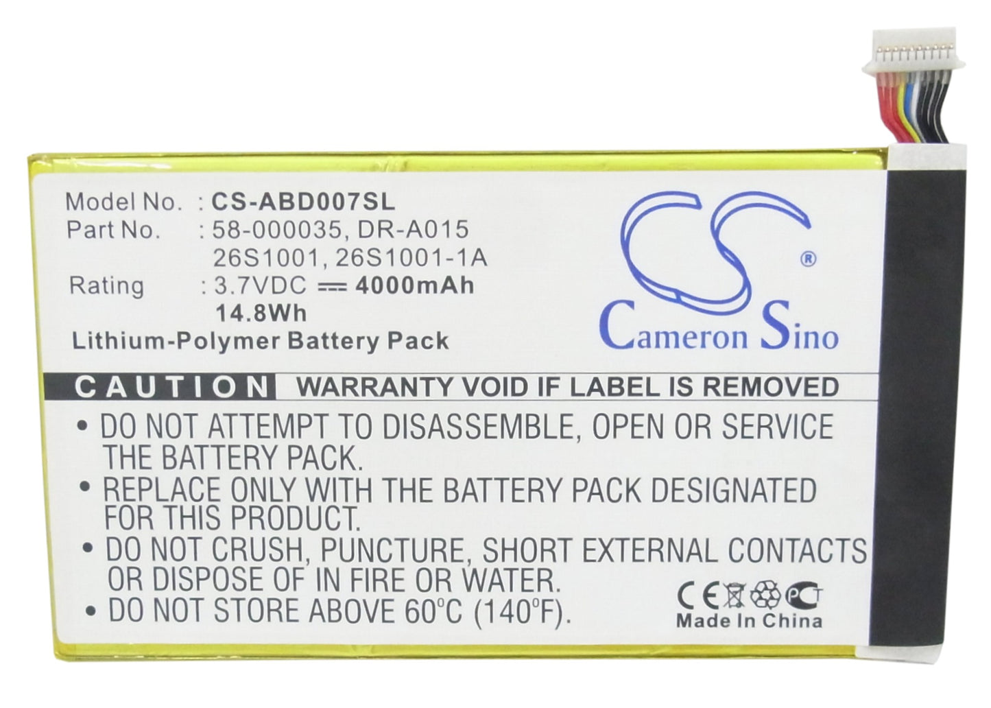 Replacement Battery for Amazon Kindle Fire HD – Tablet – 4000mAh / 3.7V - image 5