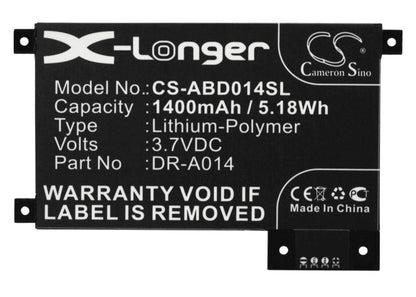 Replacement Battery for Amazon Kindle touch – E-book, E-reader – 1400mAh / 3.7V