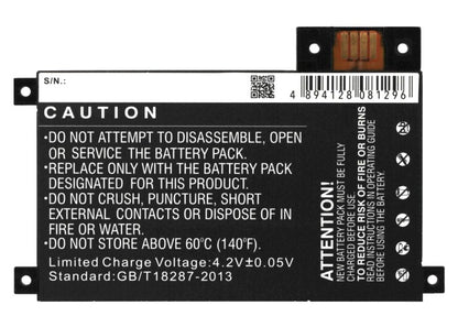 Replacement Battery for Amazon Kindle touch – E-book, E-reader – 1400mAh / 3.7V