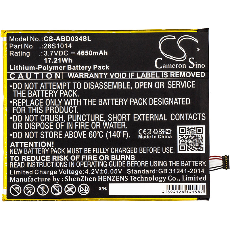 Replacement Battery for Amazon Kindle Fire 8 7 Generation – Tablet – 4650mAh / 3.7V - image 3