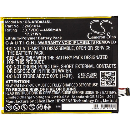 Replacement Battery for Amazon Kindle Fire 8 7 Generation – Tablet – 4650mAh / 3.7V - image 3