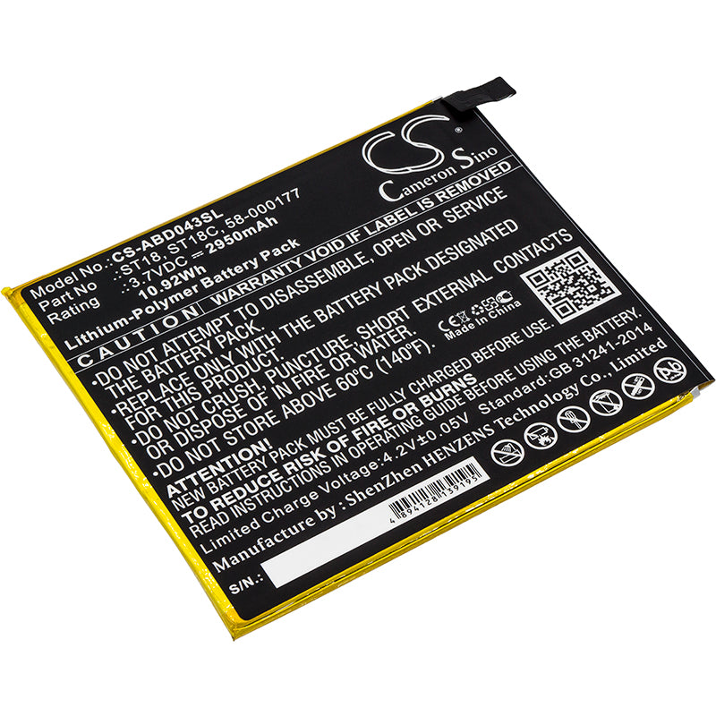 Replacement Battery for Amazon Kindle Fire 7" – Tablet – 2950mAh / 3.7V - image 1