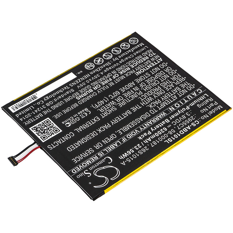 Replacement Battery for Amazon Kindle Fire HD 10.1 – Tablet – 6200mAh / 3.8V - image 2