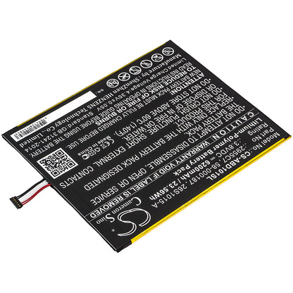 Replacement Battery for Amazon Kindle Fire HD 10.1 – Tablet – 6200mAh / 3.8V - image 2