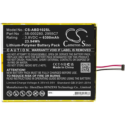 Replacement Battery for Amazon Kindle Fire HD 10.1 9th – Tablet – 6300mAh / 3.8V - image 3