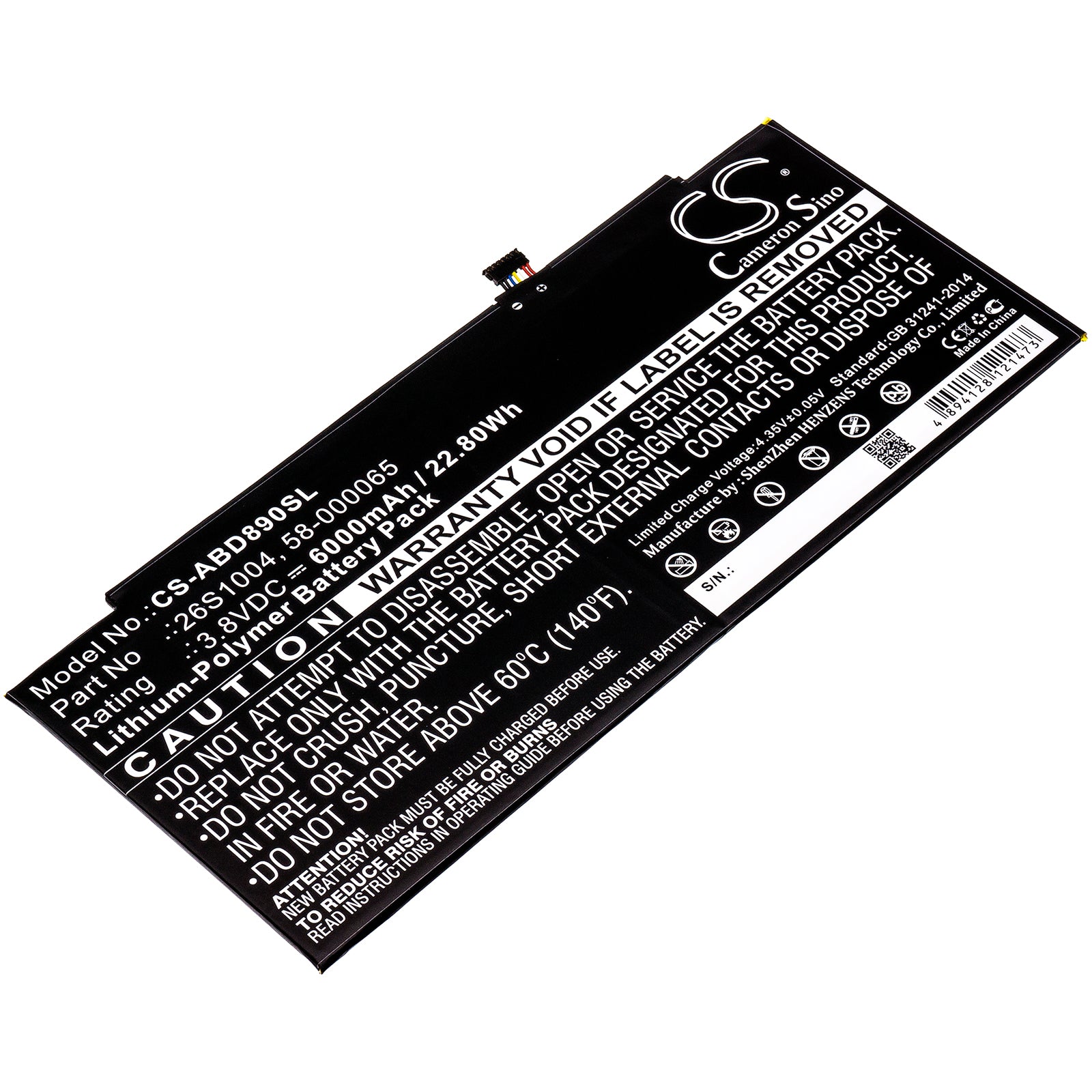 Replacement Battery for Amazon Kindle Fire HDX 8.9 – Tablet – 6000mAh / 3.8V - image 1