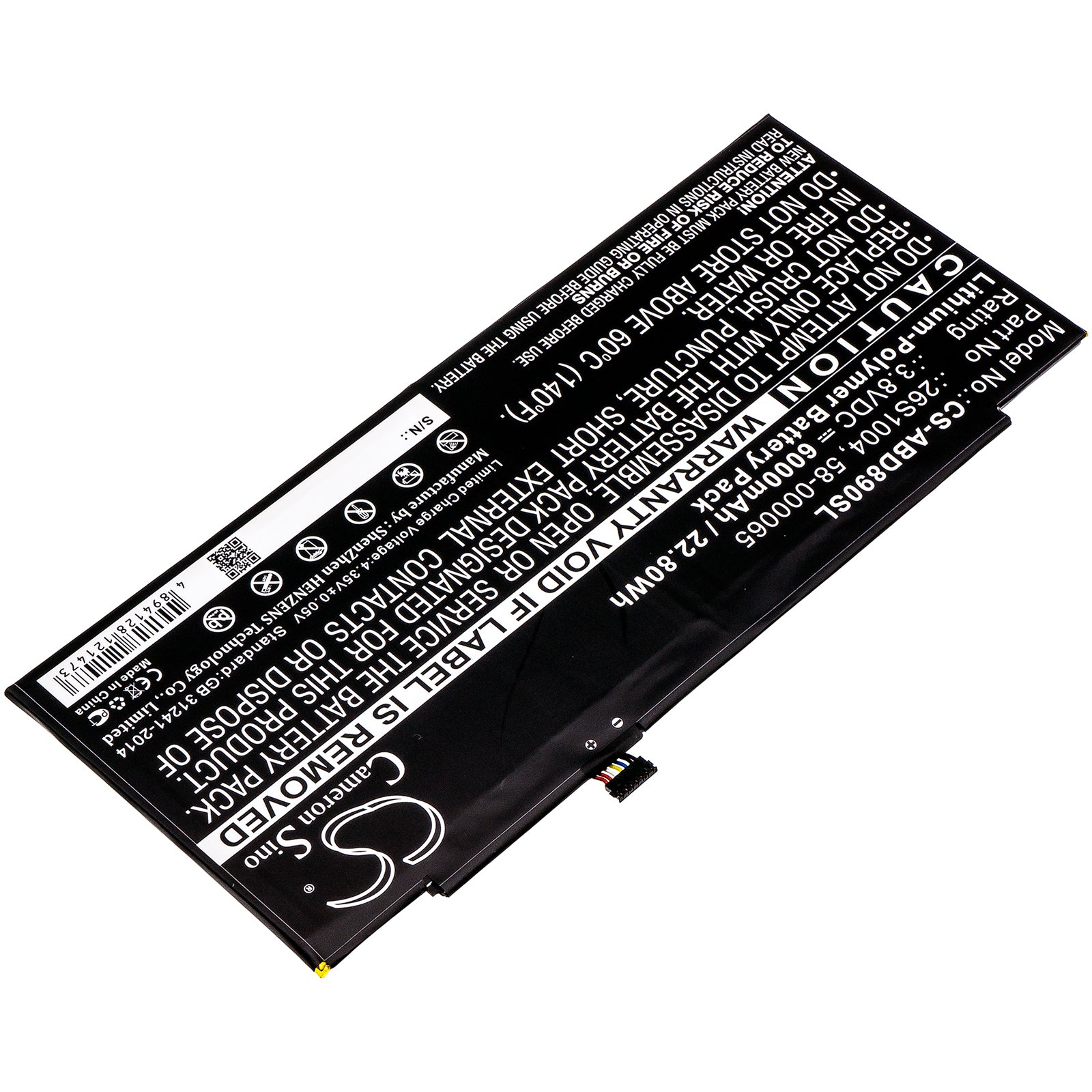 Replacement Battery for Amazon Kindle Fire HDX 8.9 – Tablet – 6000mAh / 3.8V - image 2