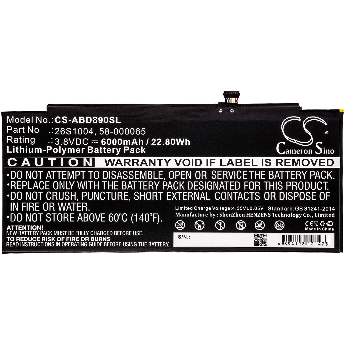 Replacement Battery for Amazon Kindle Fire HDX 8.9 – Tablet – 6000mAh / 3.8V - image 3