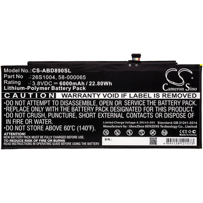 Replacement Battery for Amazon Kindle Fire HDX 8.9 – Tablet – 6000mAh / 3.8V - image 3