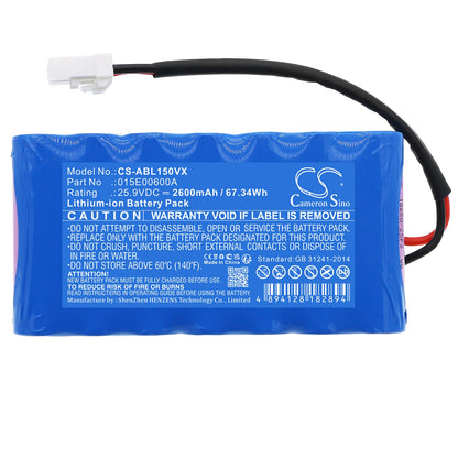 Replacement Battery for Wiper  i100S – Lawn Mowers – 2600mAh / 67.34Wh / 25.9V