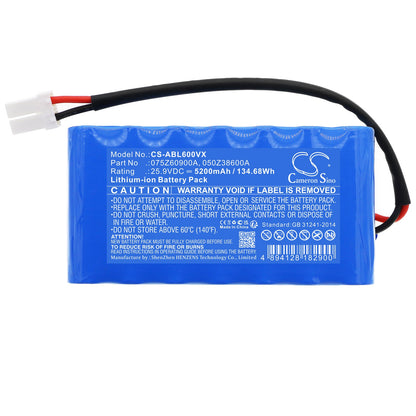 Replacement Battery for Wiper  350SR – Lawn Mowers – 5200mAh / 134.68Wh / 25.9V