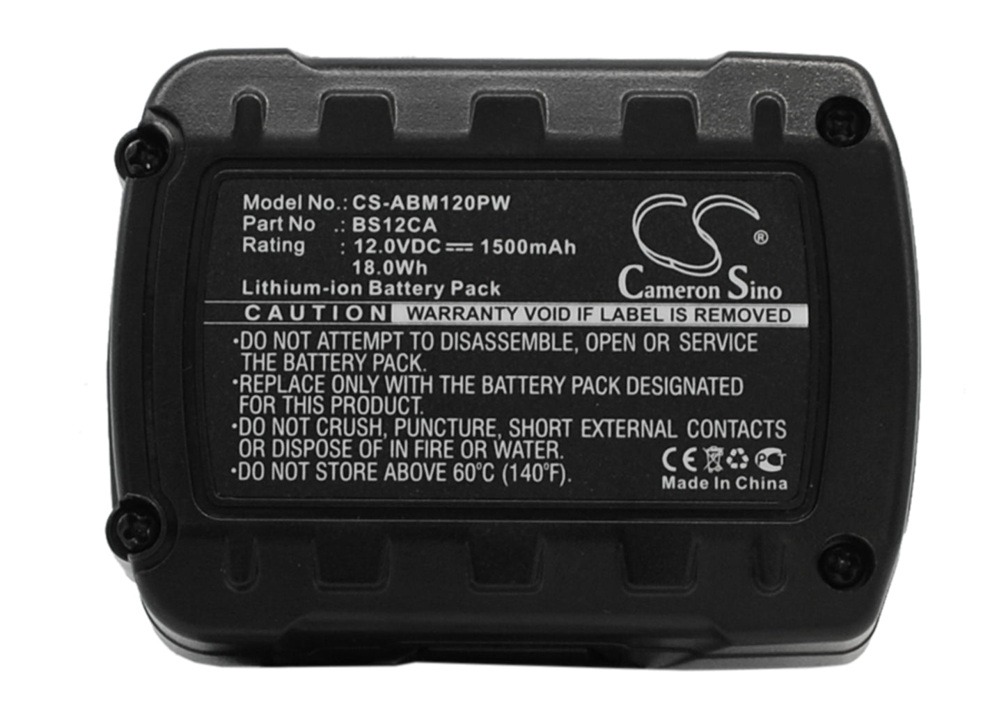 Replacement Battery for AEG MC-BS12CA – Power Tool – 1500mAh / 12V - image 1