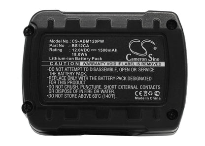 Replacement Battery for AEG MC-BS12CA – Power Tool – 1500mAh / 12V - image 1