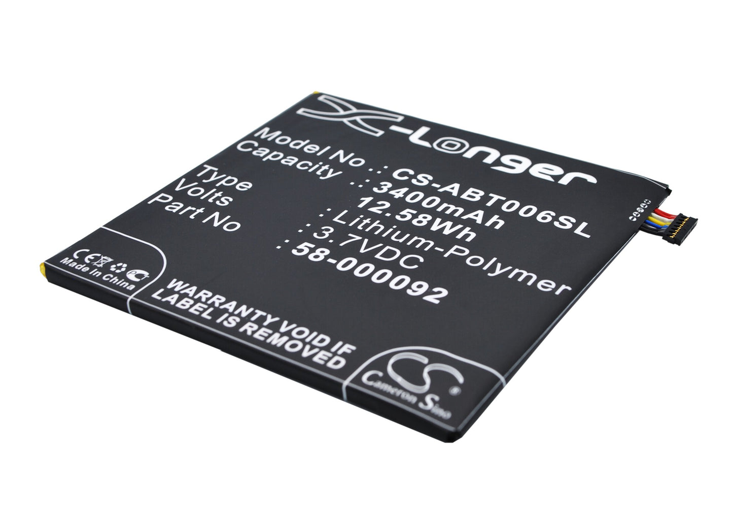 Replacement Battery for Amazon Fire HD 6 – Tablet – 3400mAh / 3.7V - image 3