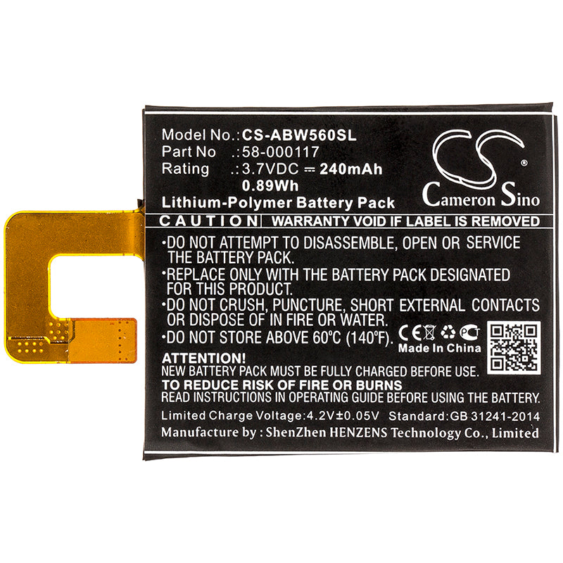 Replacement Battery for Amazon Kindle Oasis – E-book, E-reader – 240mAh / 3.7V