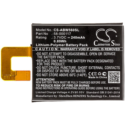 Replacement Battery for Amazon Kindle Oasis – E-book, E-reader – 240mAh / 3.7V