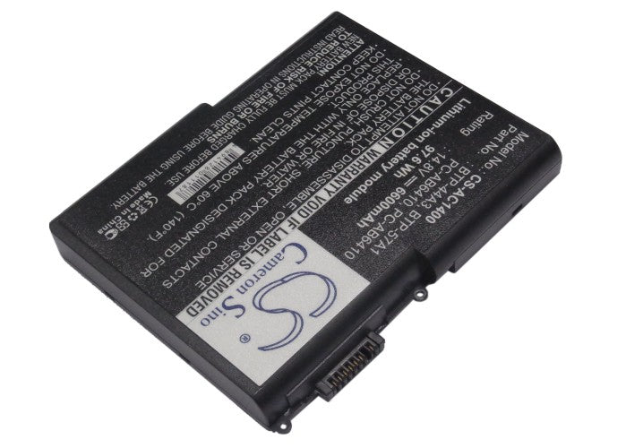 Replacement Battery for Hitachi | LifeTec | Acer | Fujitsu | Dell | Medion | WinBook Flora 270W NW4 – Notebook, Laptop – 6600mAh / 14.8V - image 1