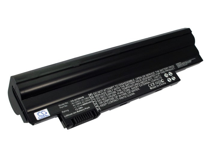 Replacement Battery for eMachines  355-131G16ikk – Notebook, Laptop – 6600mAh / 11.1V