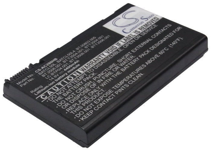 Replacement Battery for Acer  Aspire 9010 – Notebook, Laptop – 4400mAh / 14.8V