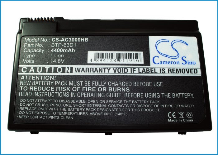 Replacement Battery for Acer Aspire 3023LMi – Notebook, Laptop – 4400mAh / 14.8V - image 5