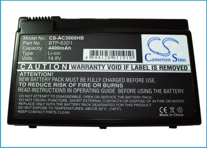 Replacement Battery for Acer Aspire 3023LMi – Notebook, Laptop – 4400mAh / 14.8V - image 5