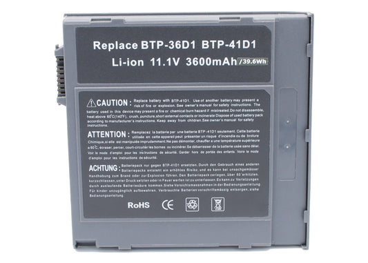 Replacement Battery for Acer TravelMate 350 – Notebook, Laptop – 3600mAh / 11.1V