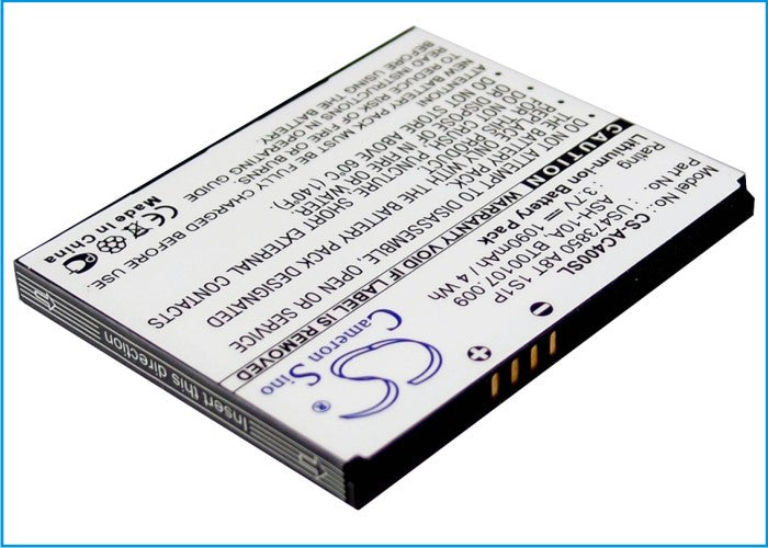 Replacement Battery for Acer beTouch E400 – Mobile, SmartPhone – 1090mAh / 3.7V - image 2