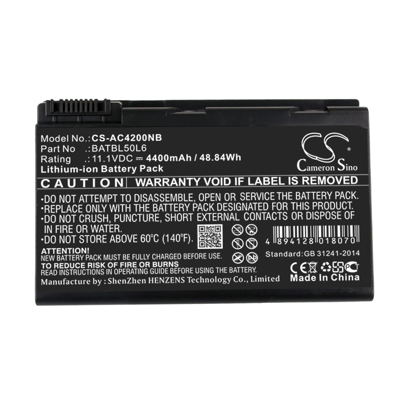 Replacement Battery for Acer  Aspire 3100 – Notebook, Laptop – 4400mAh / 11.1V
