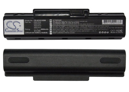 Replacement Battery for GATEWAY  NV5207U – Notebook, Laptop – 8800mAh / 11.1V