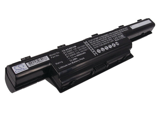 Replacement Battery for Gateway  NS41I – Notebook, Laptop – 6600mAh / 73.26Wh / 11.1V