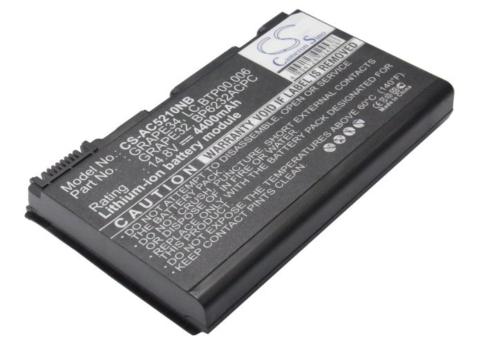 Replacement Battery for Acer  Extensa 5120 – Notebook, Laptop – 4400mAh / 14.8V