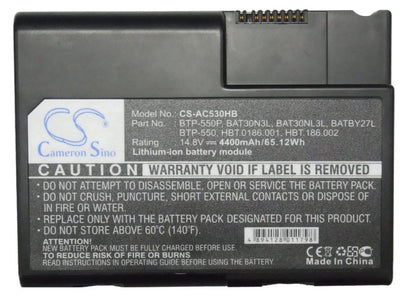 Replacement Battery for LifeBook | Acer | APT | Compal | WinBook | Fosa | Fujitsu 30N3C – Notebook, Laptop – 4400mAh / 14.8V - image 5