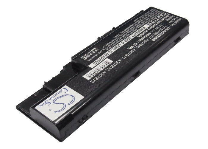 Replacement Battery for Acer  Aspire 5220G – Notebook, Laptop – 4400mAh / 65.12Wh / 14.8V