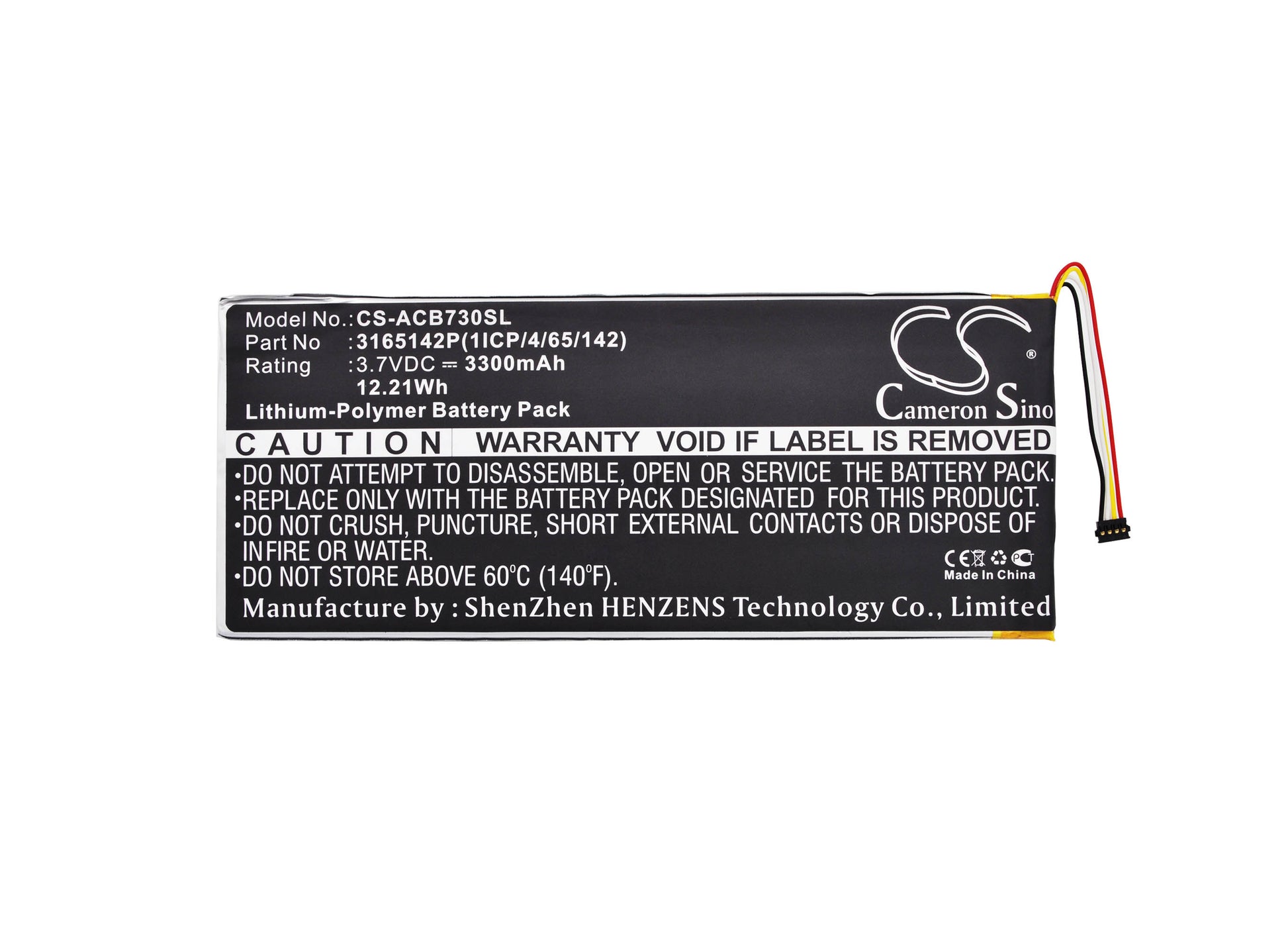 Replacement Battery for Acer Iconia One 7 B1-730 – Tablet – 3300mAh / 3.7V - image 5