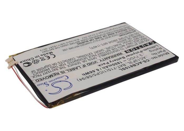 Replacement Battery for Acer B1-A71 – Tablet – 1800mAh / 3.7V - image 2