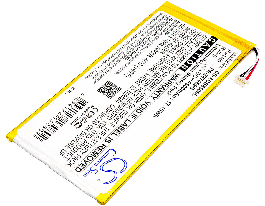 Replacement Battery for Acer Iconia One 8 B1-850 – Tablet – 4500mAh / 3.8V - image 2