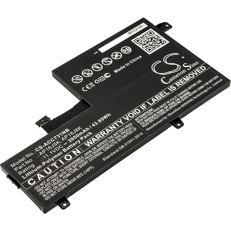 Replacement Battery for Acer Chromebook 11 N7 – Notebook, Laptop – 3950mAh / 11.1V - image 1