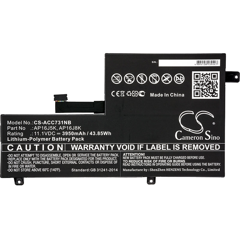 Replacement Battery for Acer Chromebook 11 N7 – Notebook, Laptop – 3950mAh / 11.1V - image 3