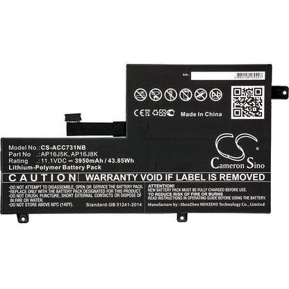 Replacement Battery for Acer Chromebook 11 N7 – Notebook, Laptop – 3950mAh / 11.1V - image 3
