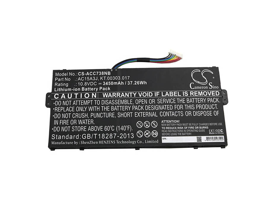 Replacement Battery for Acer Chromebook C738T – Notebook, Laptop – 3450mAh / 10.8V - image 3