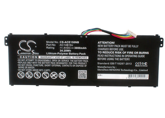 Replacement Battery for Acer | Gateway Chromebook 13 CB5-311 – Notebook, Laptop – 3000mAh / 11.4V