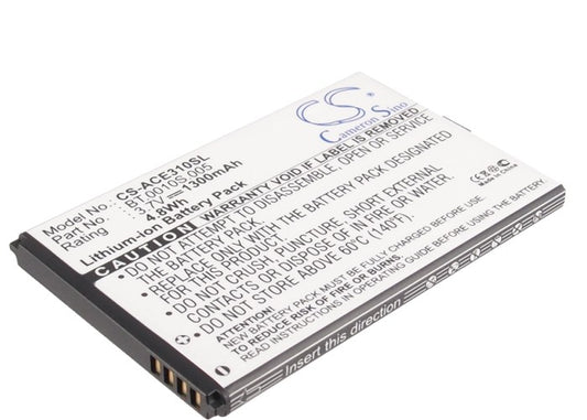 Replacement Battery for Acer Liquid Mini – Mobile, SmartPhone – 1300mAh / 3.7V