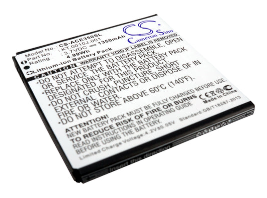 Replacement Battery for Acer Liquid Gallant – Mobile, SmartPhone – 1350mAh / 3.7V