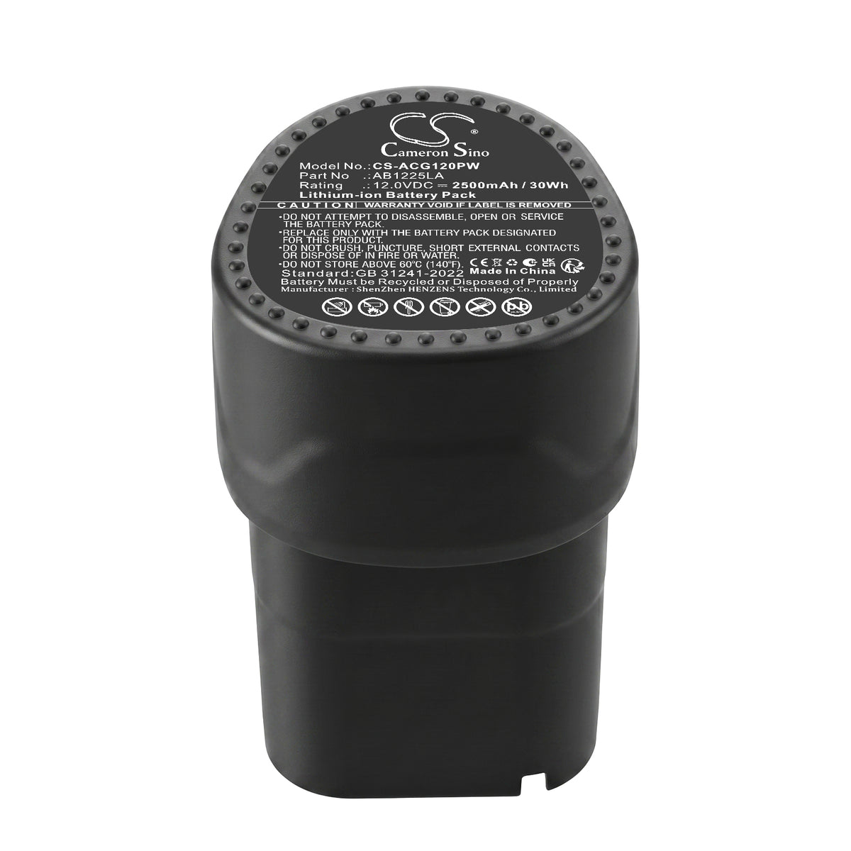 Replacement Battery for ACDelco ARS1212A1PFG – Power Tool – 2500mAh / 12.0V