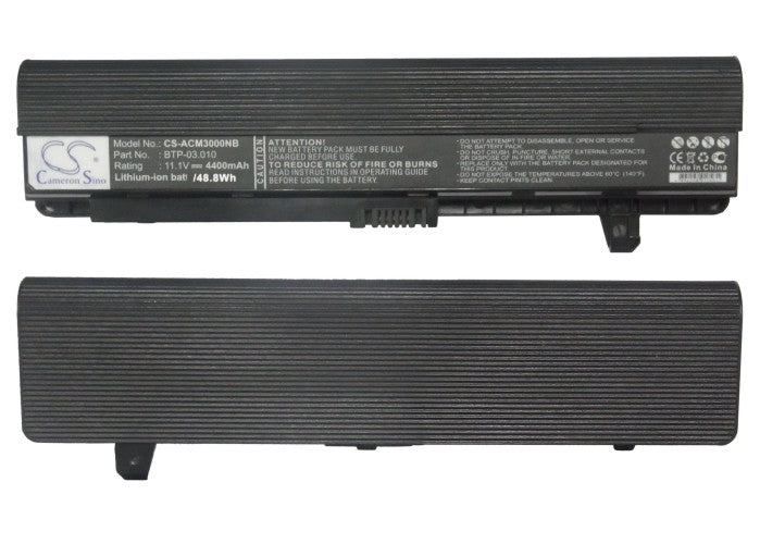 Replacement Battery for Acer  TravelMate 3000 – Notebook, Laptop – 4400mAh / 11.1V