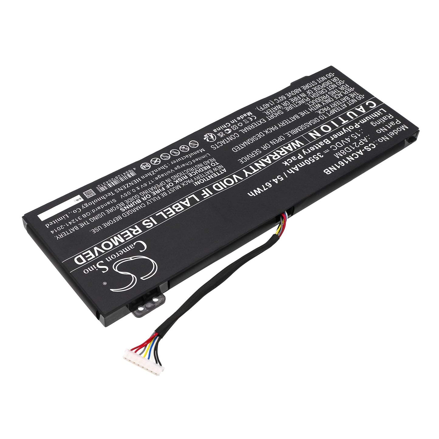 Replacement Battery for Acer  AN515-47 – Notebook, Laptop – 3550mAh / 54.67Wh / 15.4V