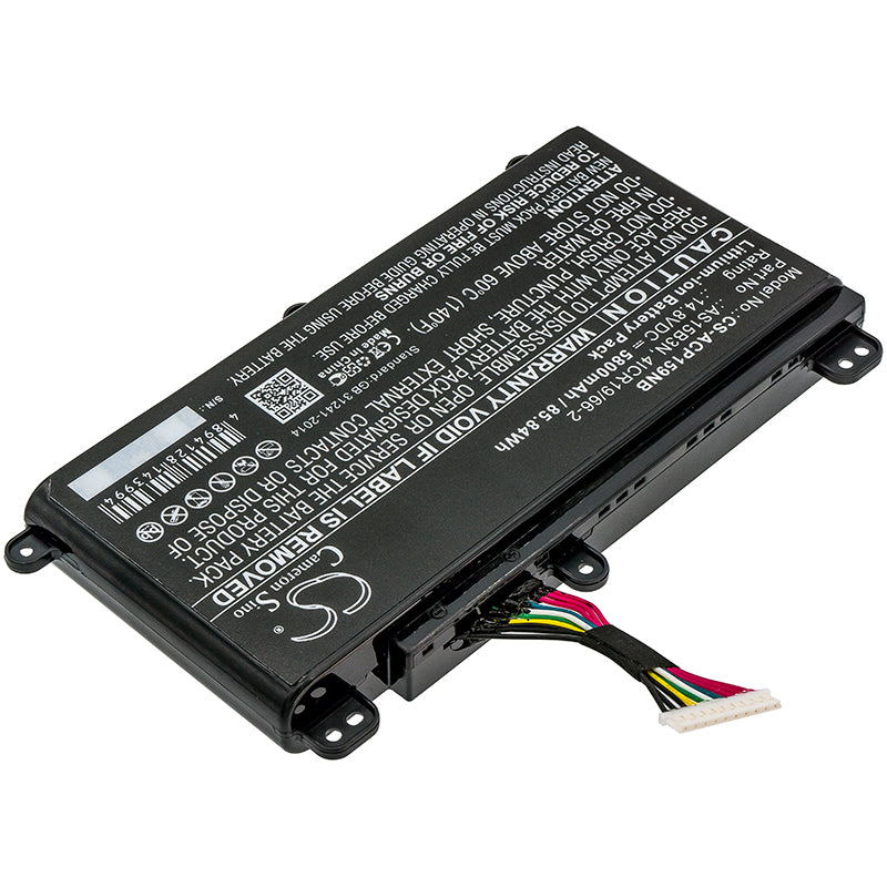 Replacement Battery for Acer Predator 15 G9-591 – Notebook, Laptop – 5800mAh / 14.8V - image 2