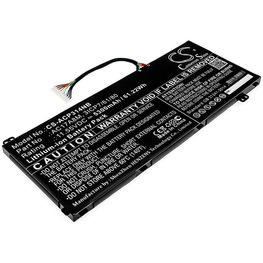 Replacement Battery for Acer Spin 3 SP314-52-599W – Notebook, Laptop – 5300mAh / 11.55V - image 1
